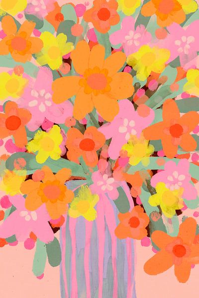 Neon Bouquet by Treechild