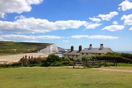 Les falaises de craie blanches des Seven Sisters sur Theodor Decker