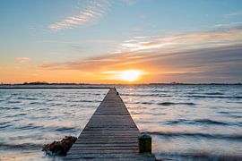 Verlassener Anlegesteg von Richard Gilissen