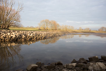 hollands landschap in de herfst