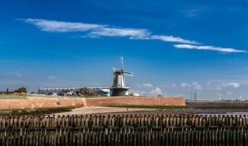 Oranje molen Vlissingen van MSP Canvas