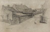MAX LIEBERMANN, Straßenecke in einem niederländischen Fischerdorf, um 1891 von Atelier Liesjes Miniaturansicht