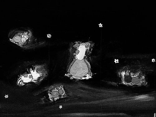 Vrienden in de nacht