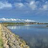 View of the holiday resort of Lemkenhafen, Fehmarn Island by Peter Eckert
