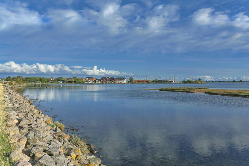 Blick auf den Urlaubsort Lemkenhafen,Insel Fehmarn von Peter Eckert