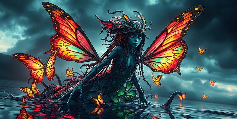 Fée papillon par Linda de Klein