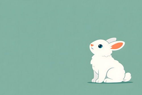Kleine dromer in het groen