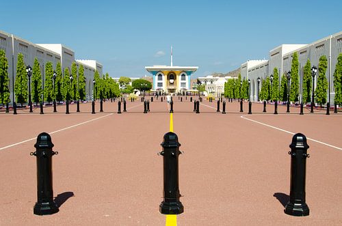 Oman - the Al Alam Palace in Muscat