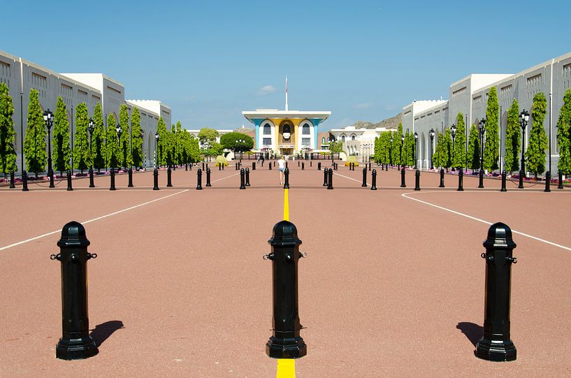 Oman - Al Alam Paleis (Sultan) in Muscat van Jack Koning