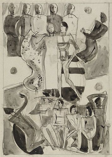 August Babberger - Bräutliches Paar