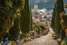 View of Pollença, Mallorca, from Calvary Hill by Christian Müringer