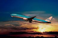 KL2020, KLM PH-BVO, Boeing 777-306(ER), Tijucana National Park van Gert Hilbink thumbnail