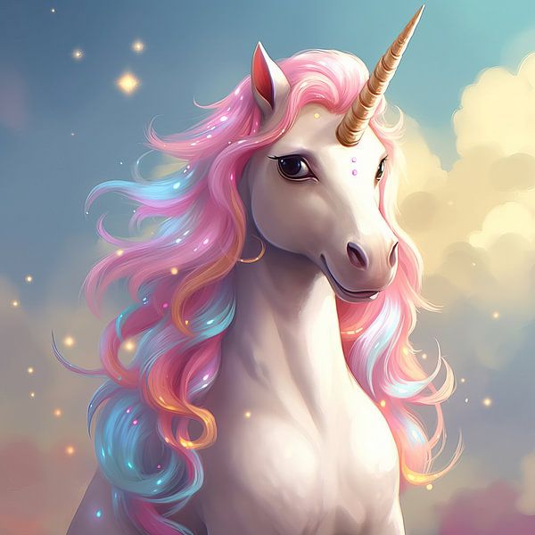 Sweet Unicorn Unicorn by Blikvanger Schilderijen