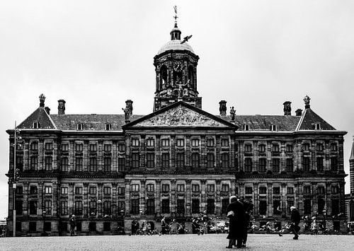 Palais royal sur la place du Dam à Amsterdam