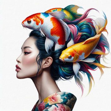 Colorful Koi Fashion van J.O. Han