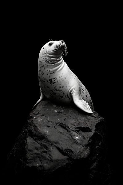 Harbour seal by Poster Art Shop