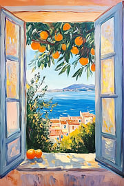Orange Window Vista III von VETTORICA