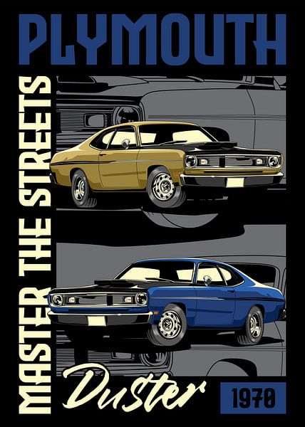 Plymouth Duster Muscle Car van Adam Khabibi