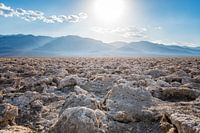 Badwater zoutvlakte in Death Valley