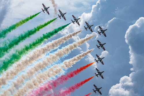Het grootste demonstratieteam ter wereld: Frecce Tricolore.