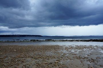 Strand Pors-Mabo Bretagne Frankreich von Sandra van der Burg