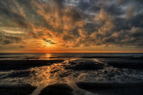 Sunset Wimereux Opal Coast France
