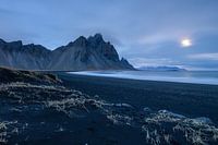 Berg Klifatindur in Island