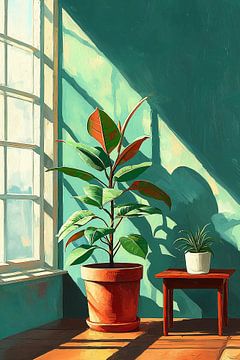 Ficus in het ochtendlicht no.2 van Studio BB