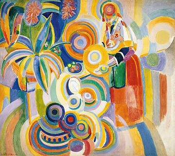 Femme portugaise (1916) de Robert Delaunay sur Peter Balan