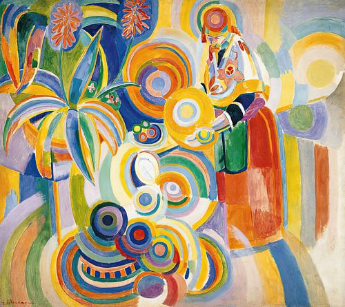 Portugiesische Frau (1916) von Robert Delaunay