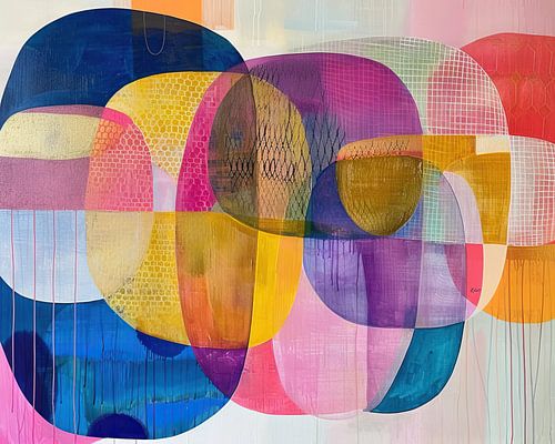 Abstract kleurrijke vormen