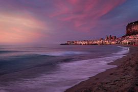 Sunset in Cefalu by Costas Ganasos