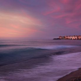 Sunset in Cefalu by Costas Ganasos
