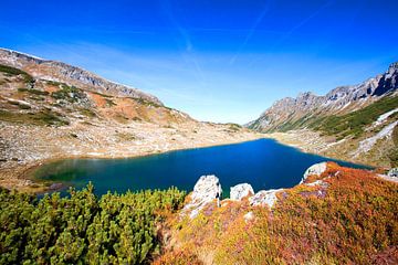 Der herbstliche Oberhüttensee von Christa Kramer