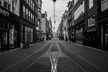 Leidsestraat (zwart-wit) van By Odessa DC