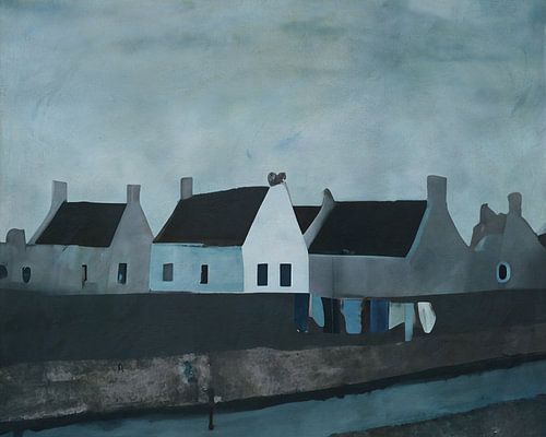 Dorp langs het kanaal