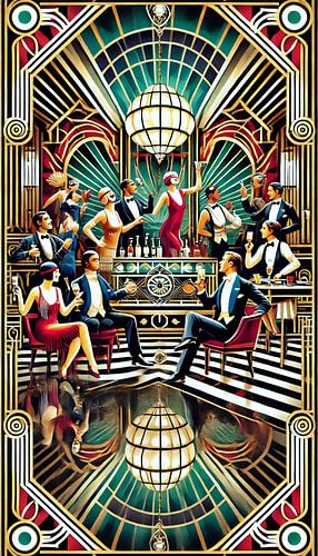 Glamoureuze nachten - Art Déco bar vol elegantie