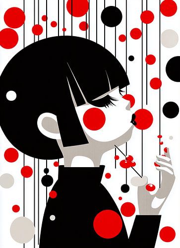 Kiss the Red | Anime in Pop Art