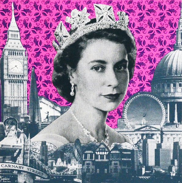 Crowning glory, 2015, (screen print) by Anne Storno