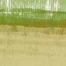 Colorful home collection. Abstract landscape in beige and green. by Dina Dankers thumbnail