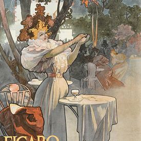 Figaro von Alphonse Mucha von Peter Balan