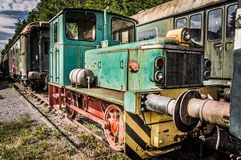 Forgotten and abandoned locomotive