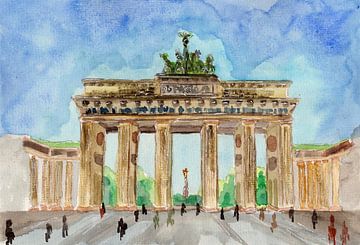 Brandenburger Tor Berlijn van Sebastian Grafmann