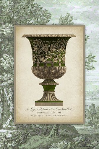 Antique Vase in Green