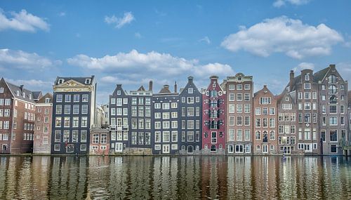 Damrak Amsterdam by Frans Nijland