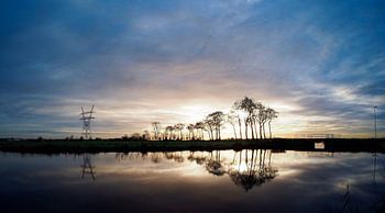 Dromerige polderweg.