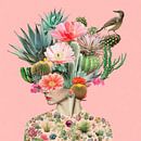 Bloeiend hoofd van plantenwereld van Poster Art Shop thumbnail