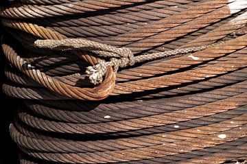 Stahlseil auf Trommel