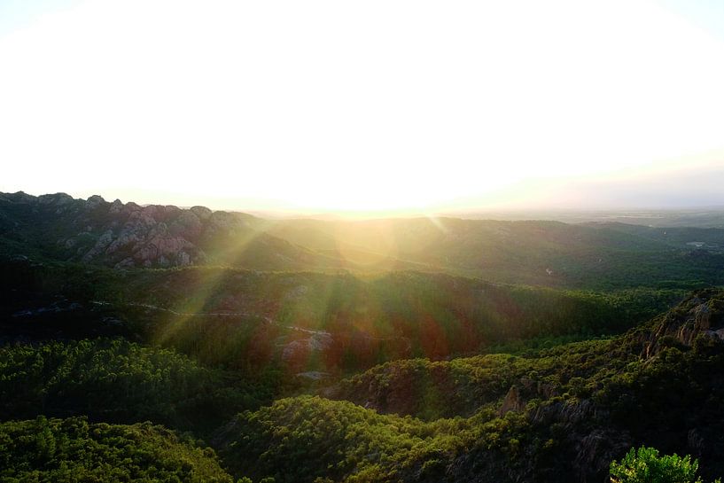 Sonnenuntergang auf dem Berg von mandy vd Weerd