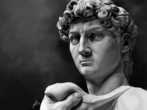 David Reimagined:Dialogue with Michelangelo